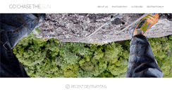 Desktop Screenshot of gochasethesun.com
